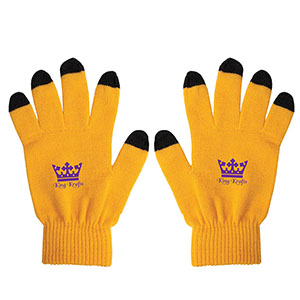 CU6356-C
	-TOUCH SCREEN GLOVES
	-Yellow with Black tips (Clearance Minimum 60 Units)